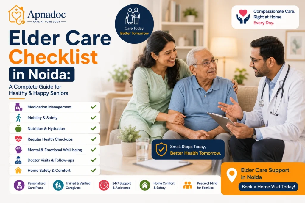 Elderly care checklist and home healthcare tips