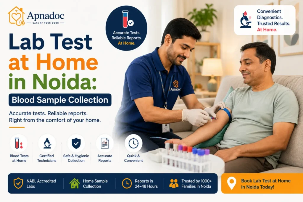 Blood sample collection at home service