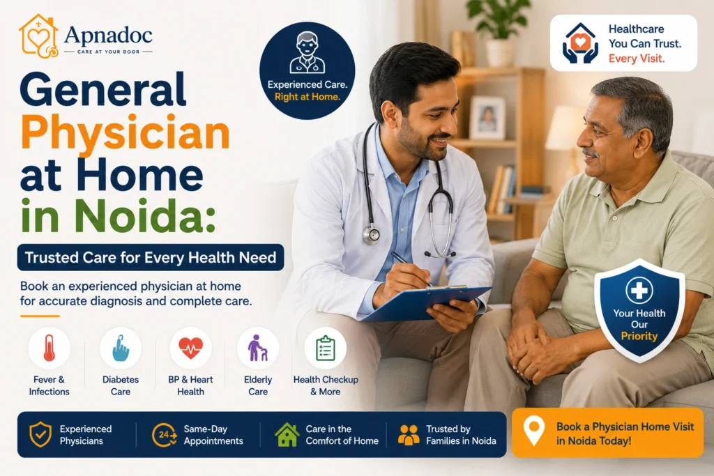 General physician home consultation in Noida